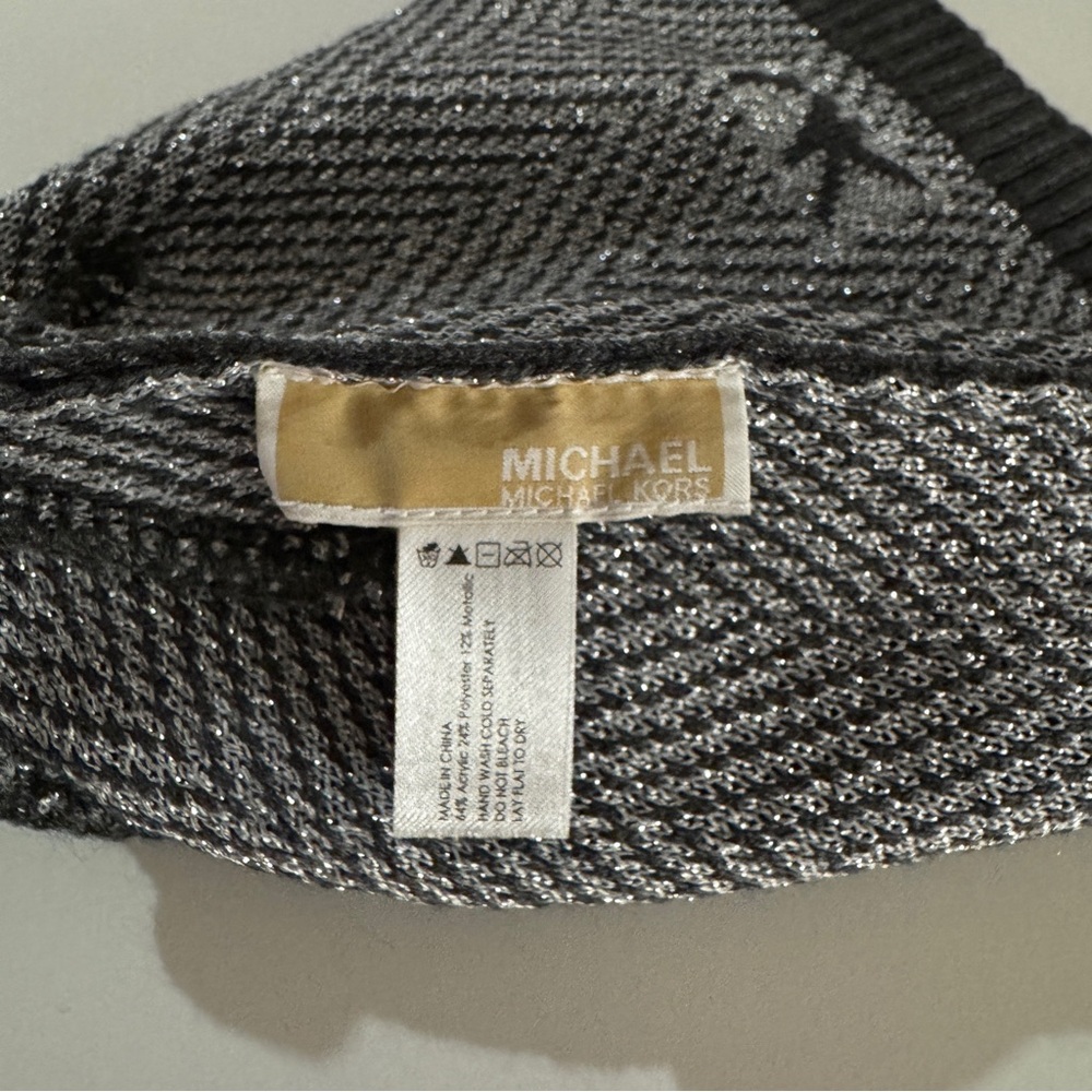 Michael Kors Gray Knit Beanie - Picture 2 of 2